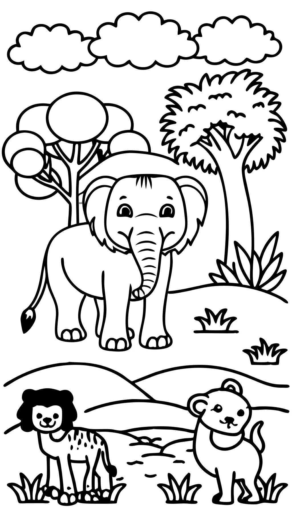 coloriages animaux imprimables